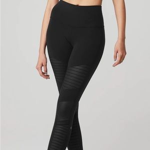 ALOYOGA high waist moto legging